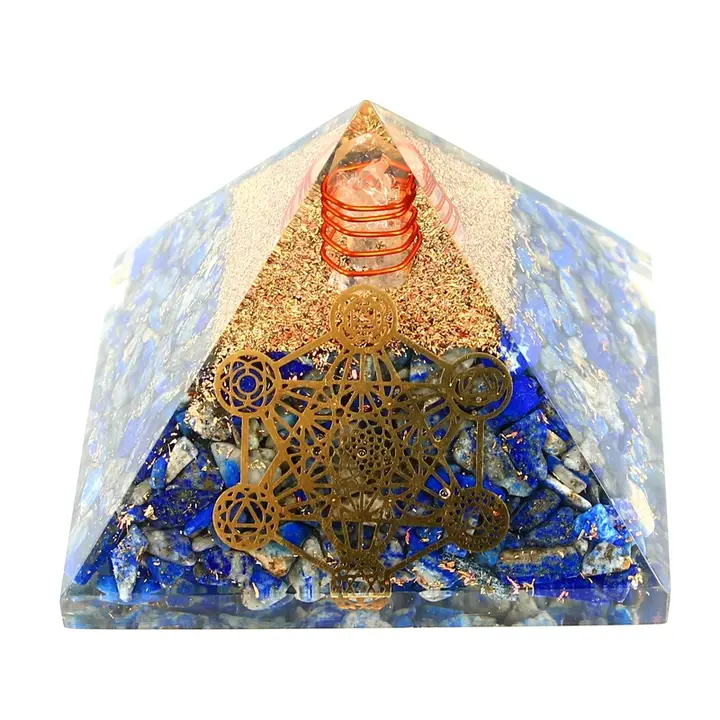 Orgonite Lapis-Lazuli Metratron 7,5 cm