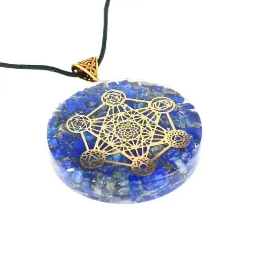 Pendentif Lapis Lazuli Orgonite Metatron